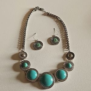 Necklace with earrings